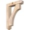 Ekena Millwork Westlake Arts and Crafts Smooth Bracket w/ Offset Brace, Douglas Fir, 5 1/2"W x 24"D x 32"H BKT0604X24X32WTL03SDF - alternate 1